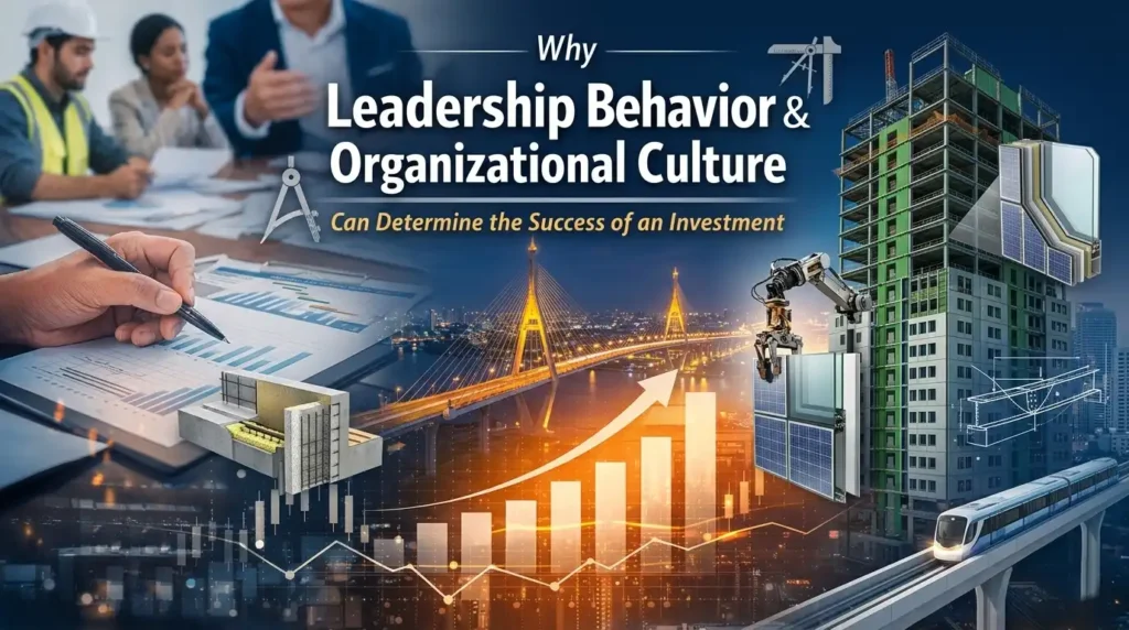leadership behavior and organizational culture in investment success