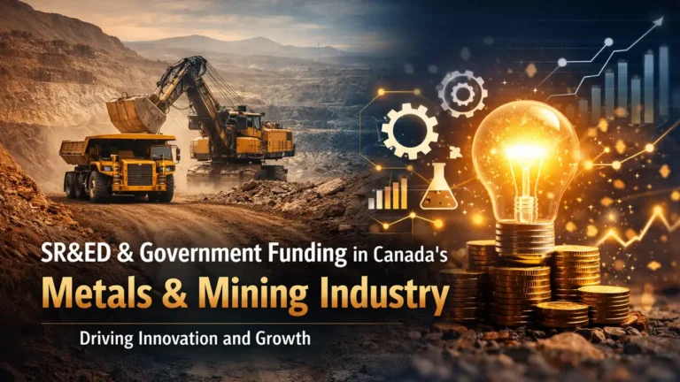 SR&ED & Government Funding in Canada’s Metals & Mining Industry: Unlocking Strategic Cash Flow for Innovation and Growth
